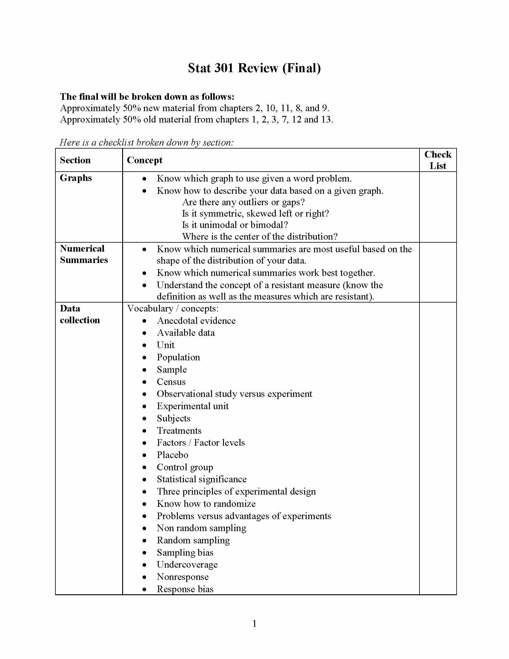 Elementary Statistical Methods
