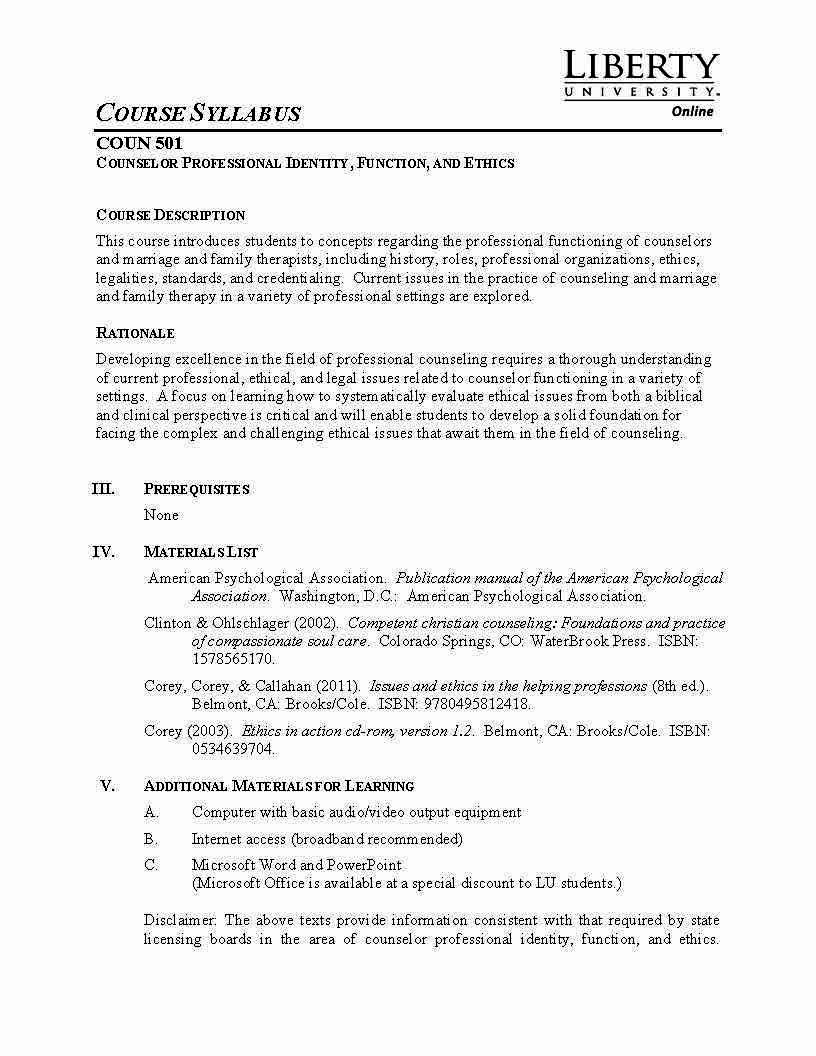 Counselor Prof IdentityFuncE