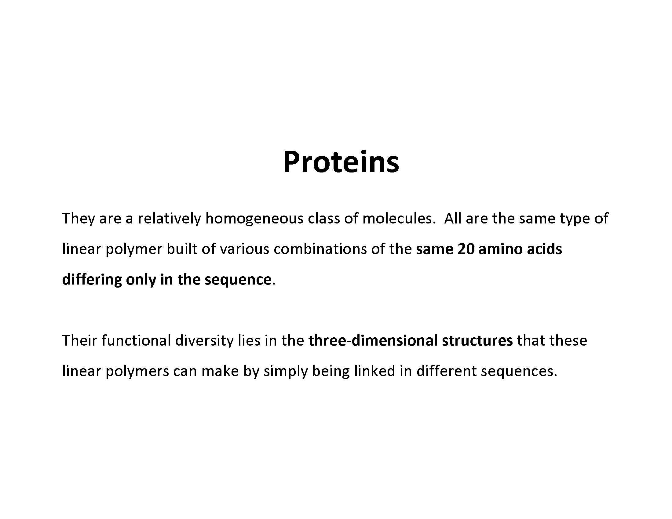 Proteins and Molecular Mechanisms