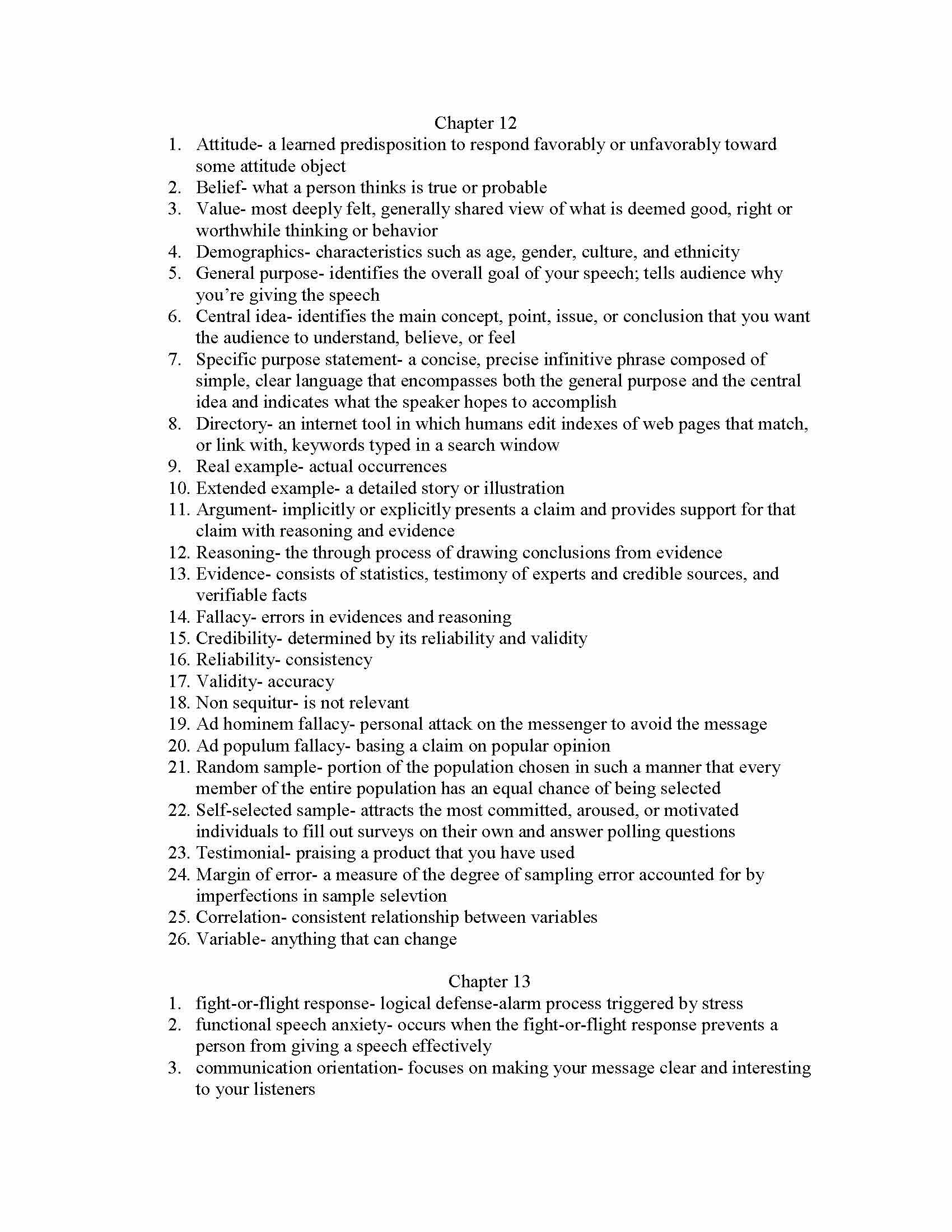 FUNDAMENTAL HUMAN COMMUNICATION GROUP PRESENTATIONS [C1HC]