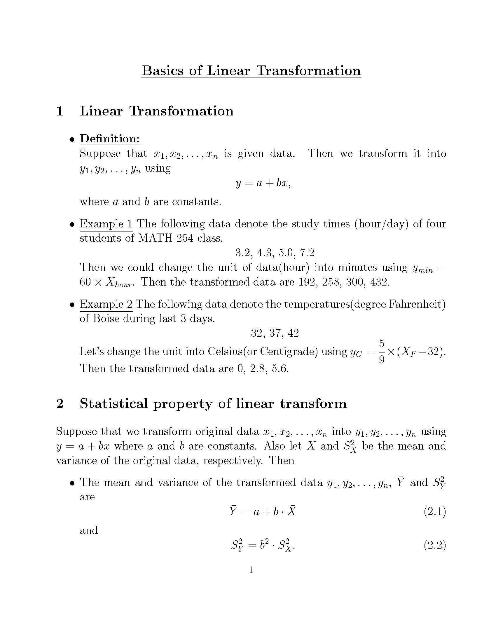 Applied Statistics with Computers