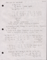 Linear Algebra: Notes from Jan 22-Jan 29