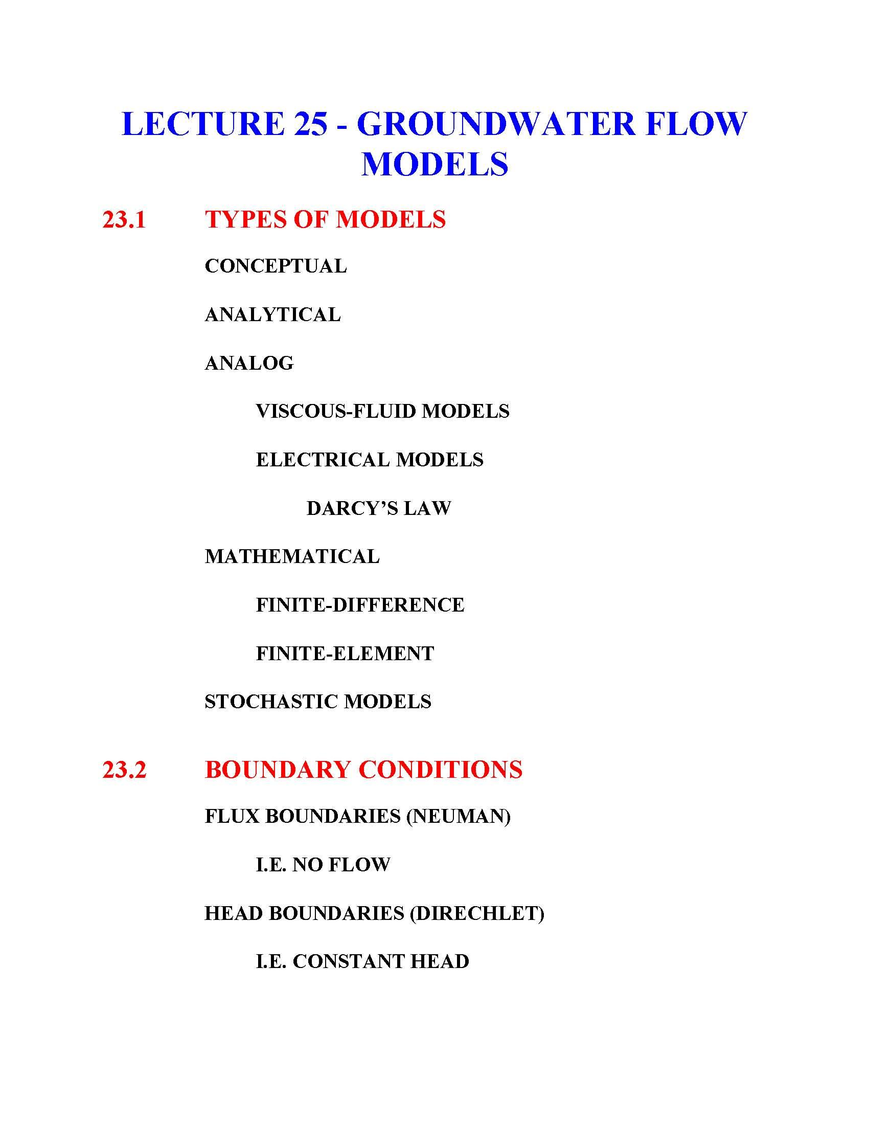 Hydrogeology