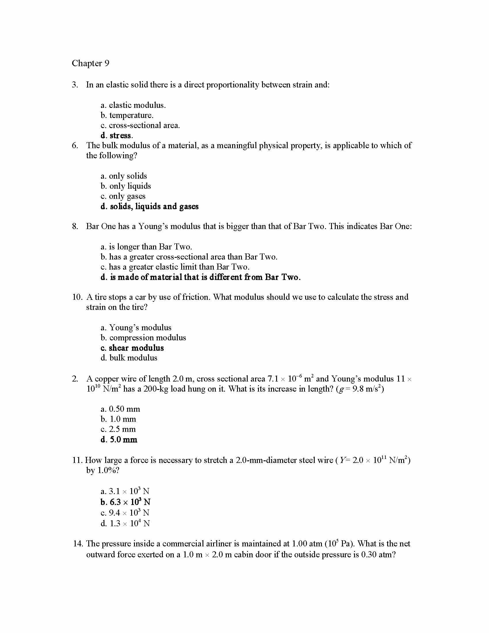 General Physics I