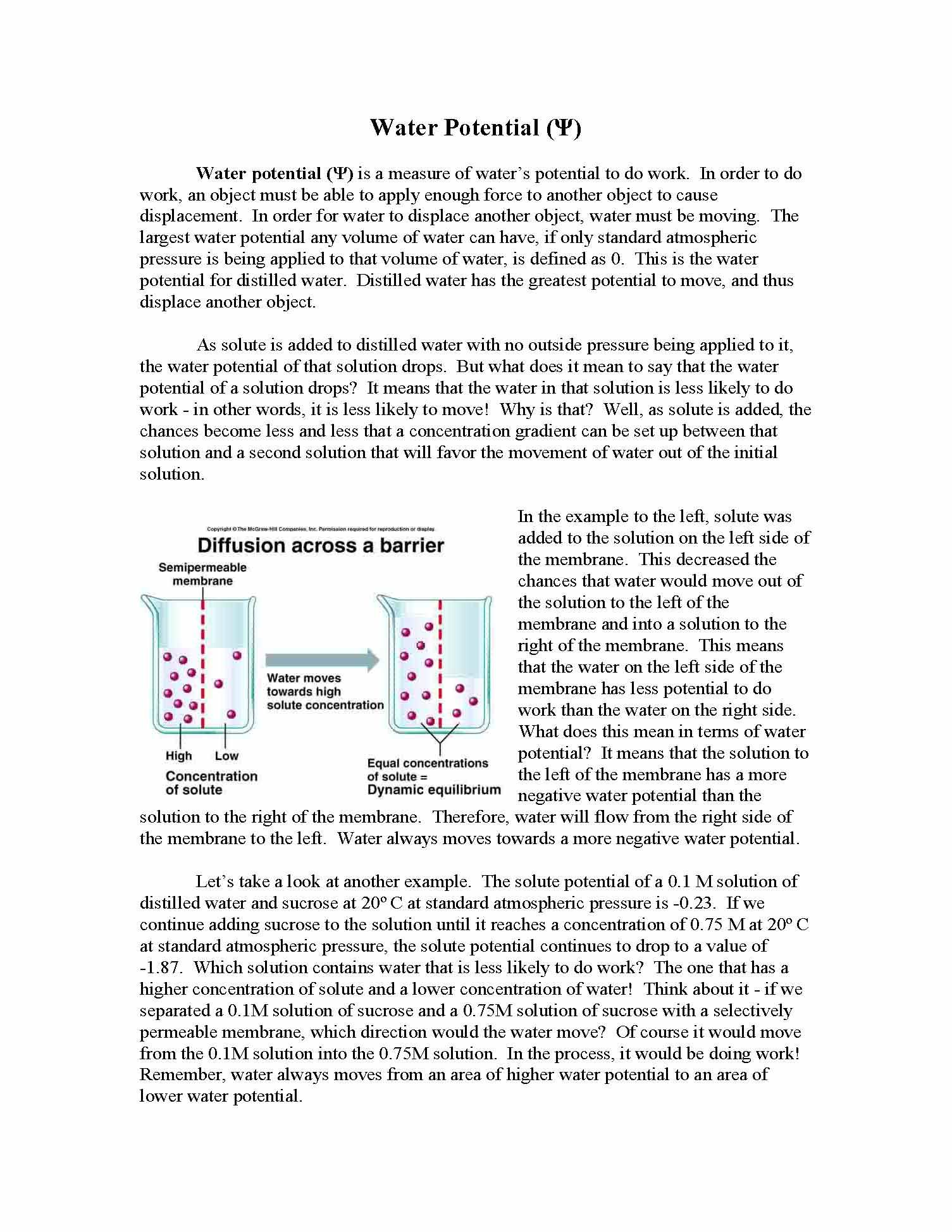 Principles of Biology II Lab