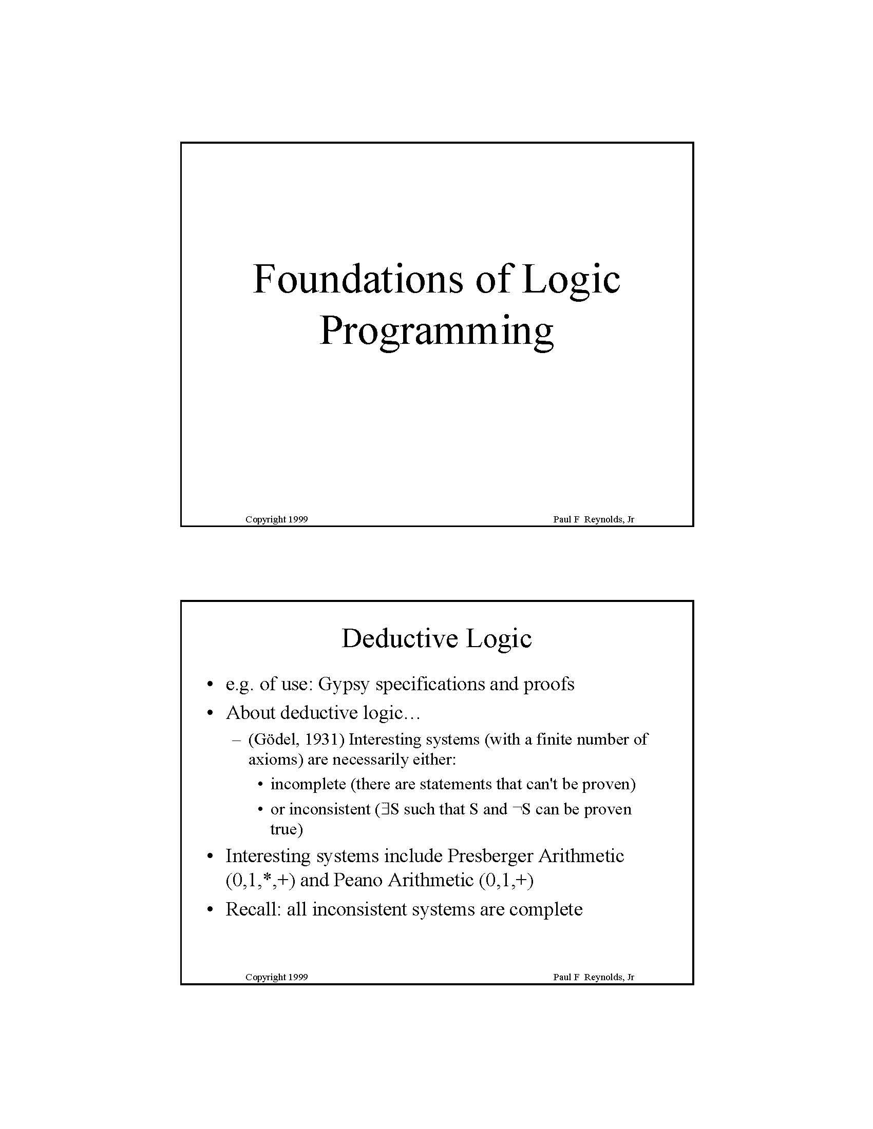 Programming Languages