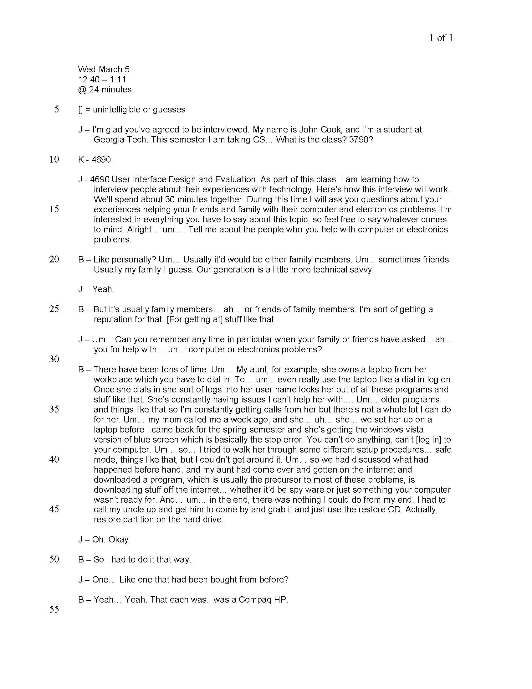 Empirical Methods in HCI