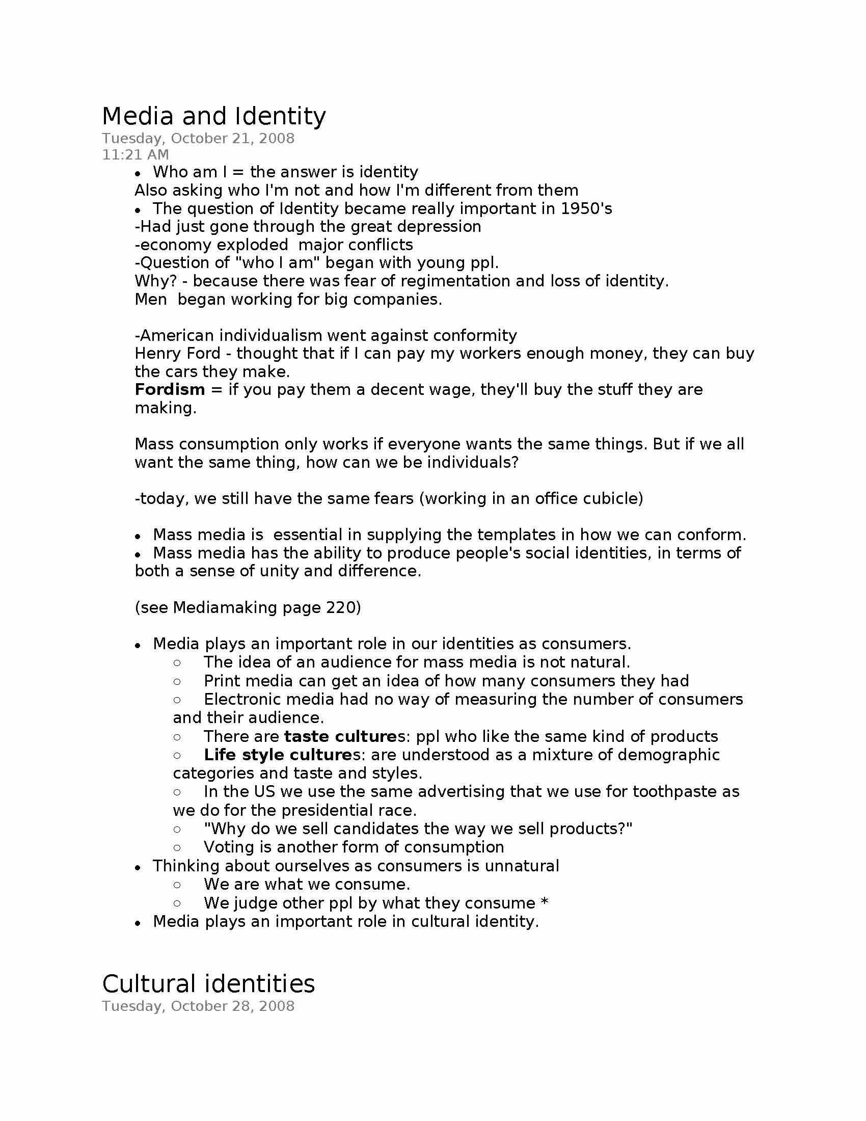 Introduction to Media Studies