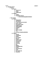 Notes for weeks 1 -3 