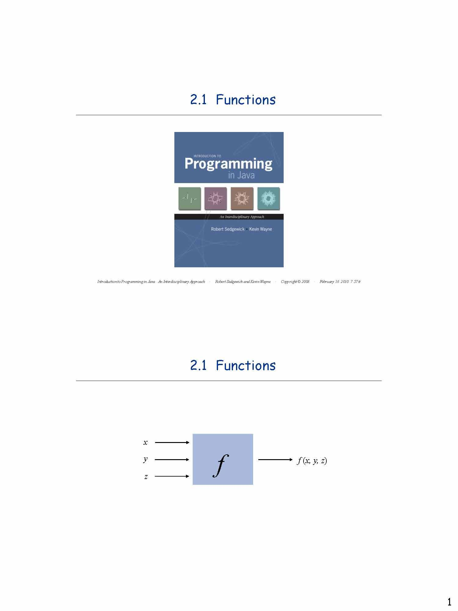 Introduction to Programming