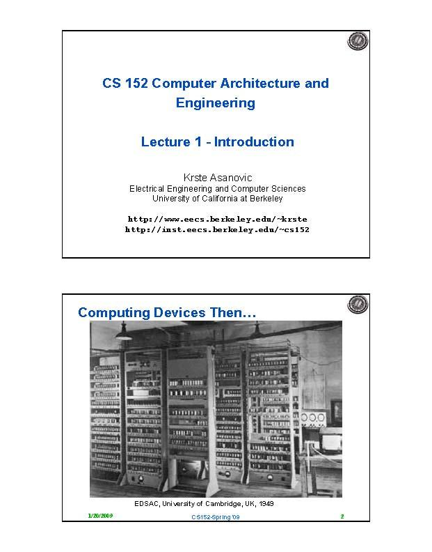 COMP ARCH & ENG