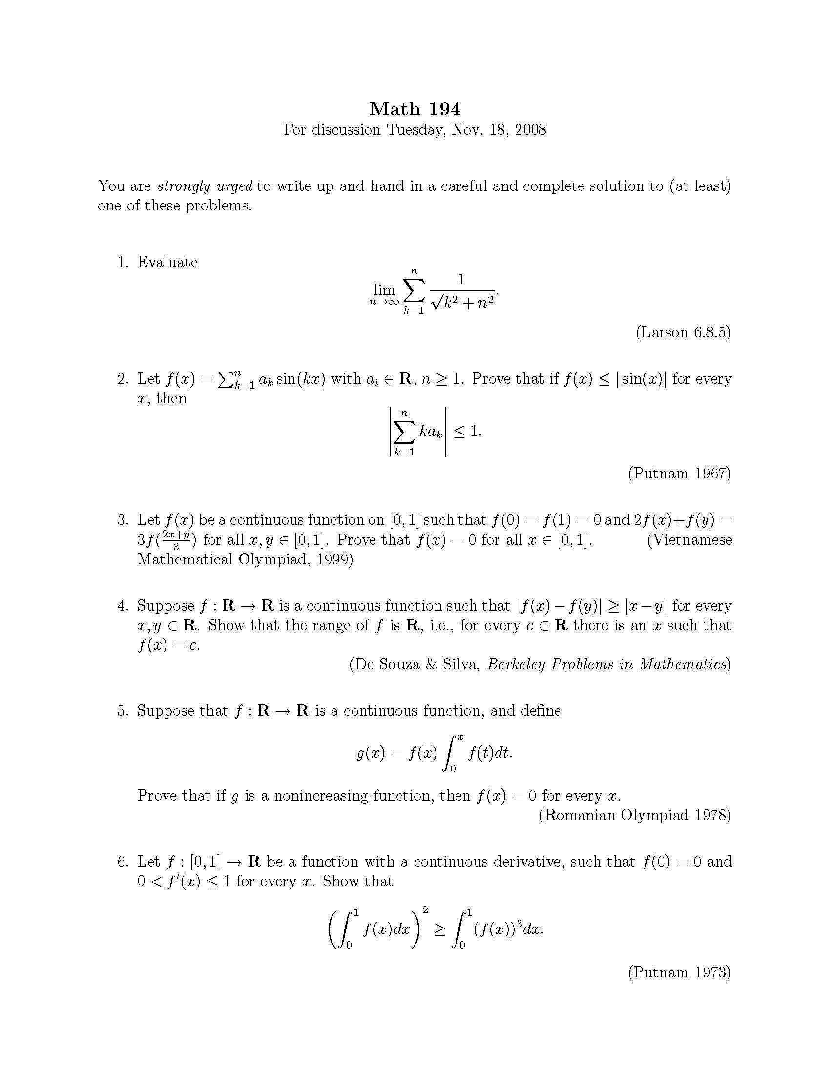 PROBLEM SOLVING SEM