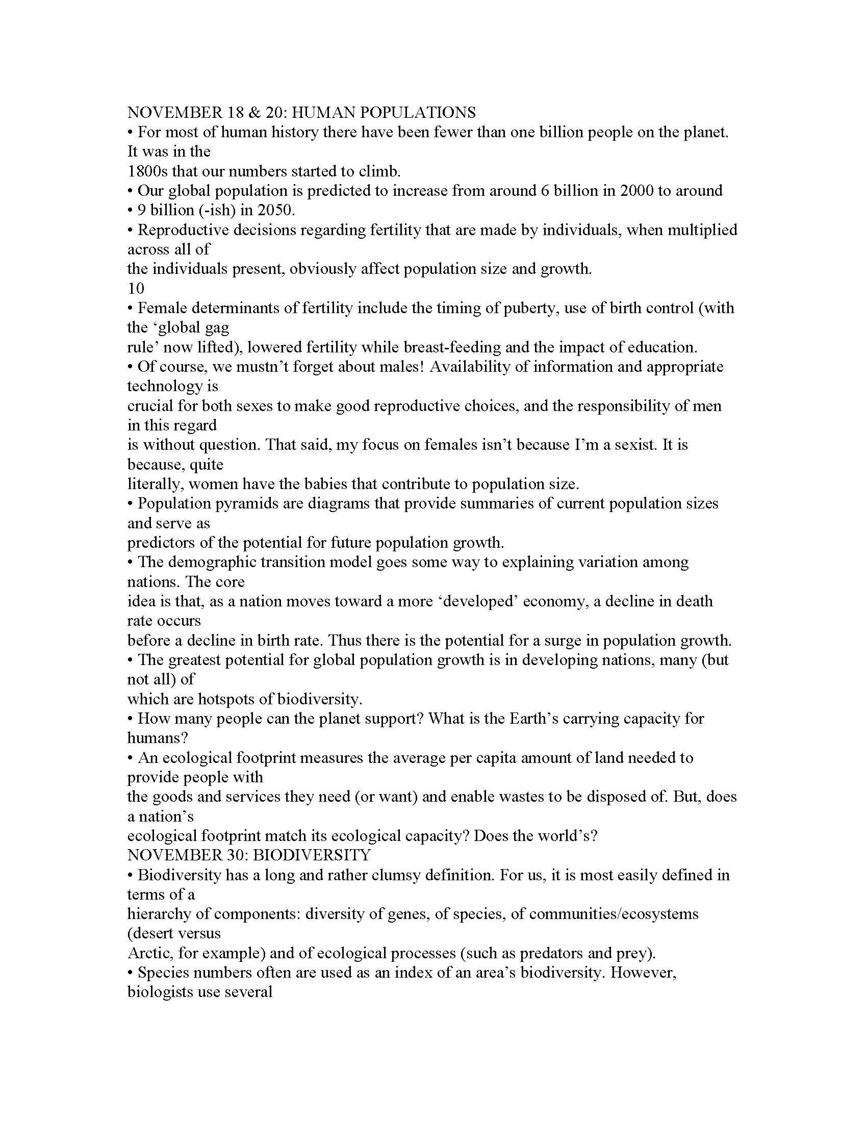 [B] General Biology