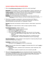 Exam 1 Study Guide