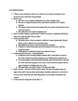 GEOL 101 Earth's Core and Ocean Creation