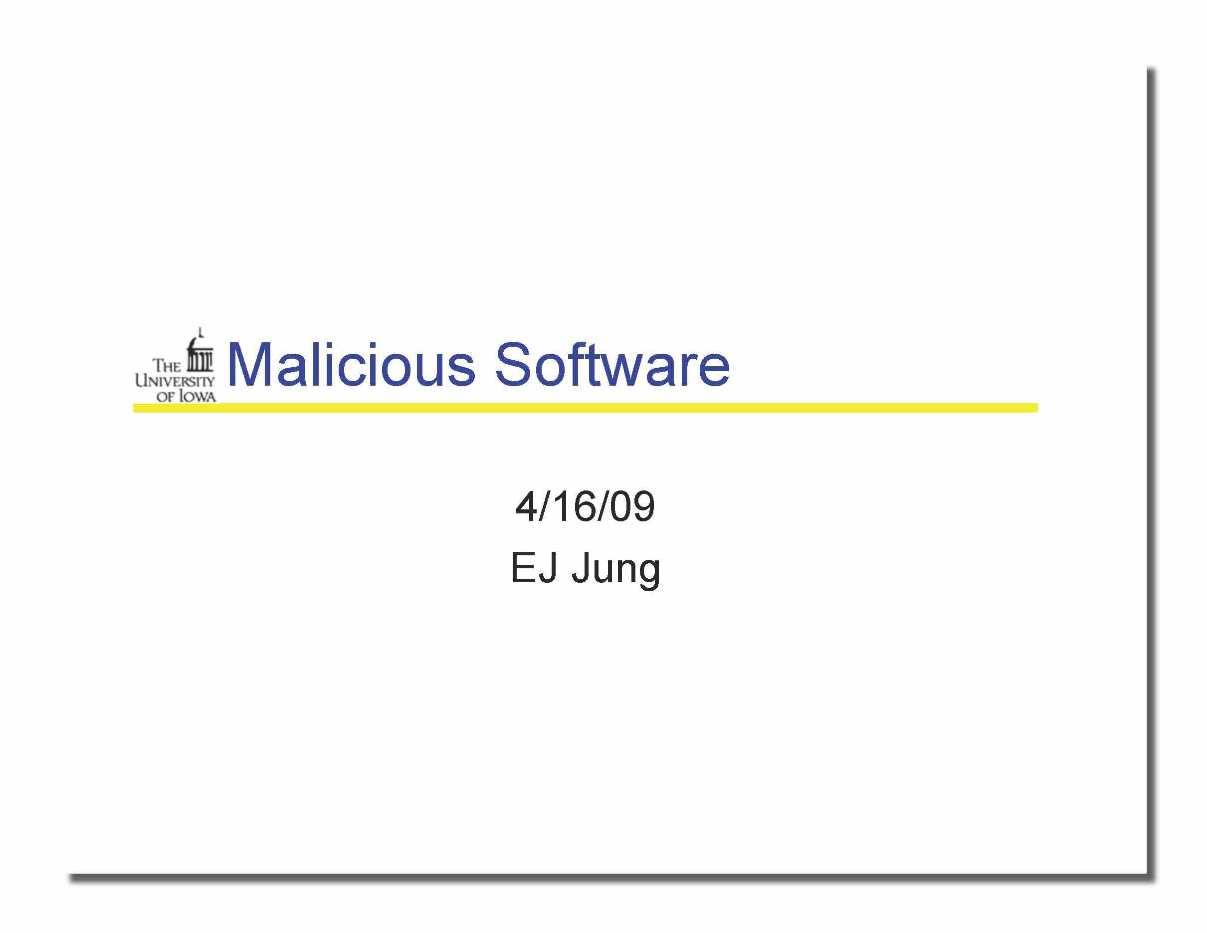 Networking & Security for Informatics