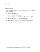 Organic Notes- Week of Oct12