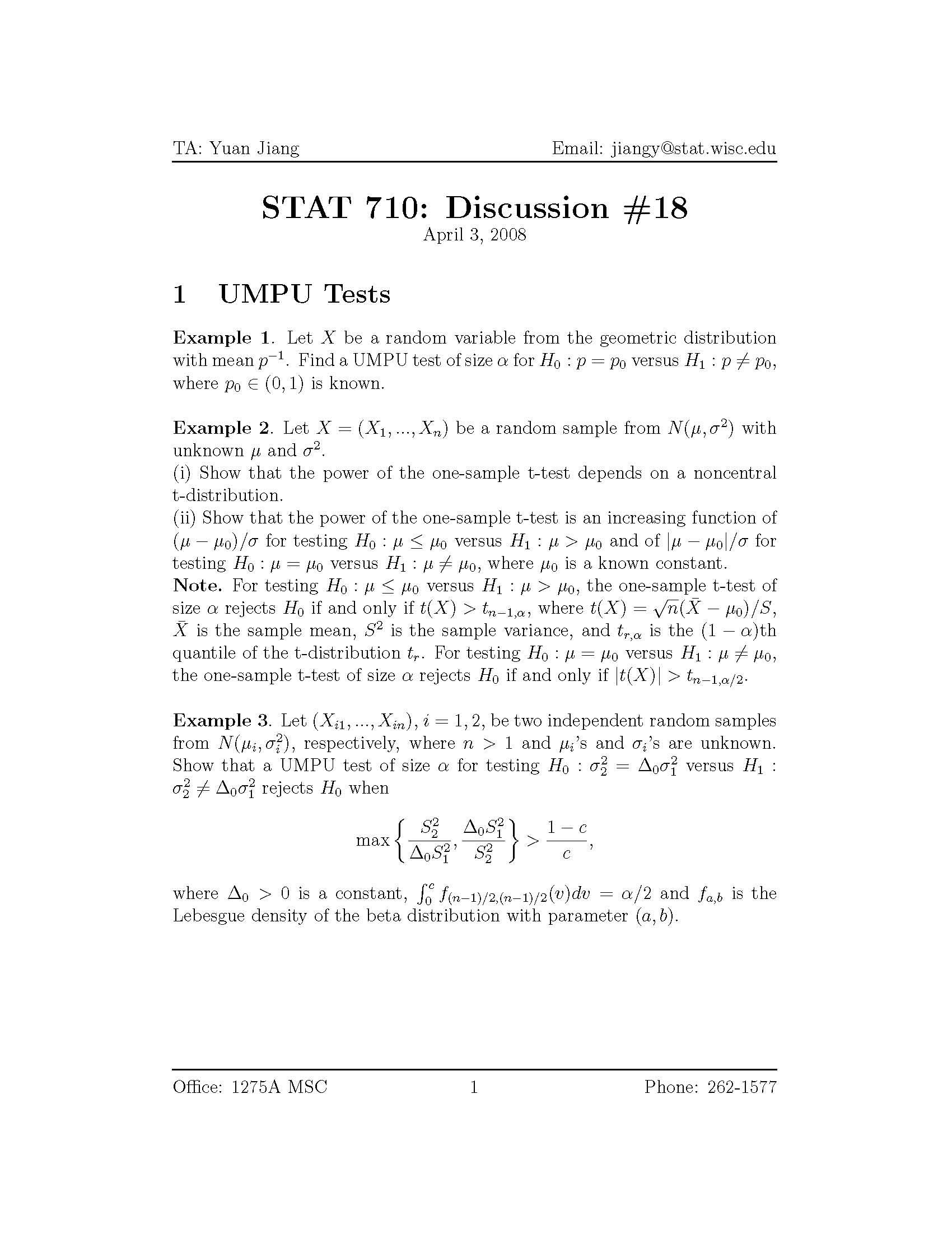 Mathematical Statistics