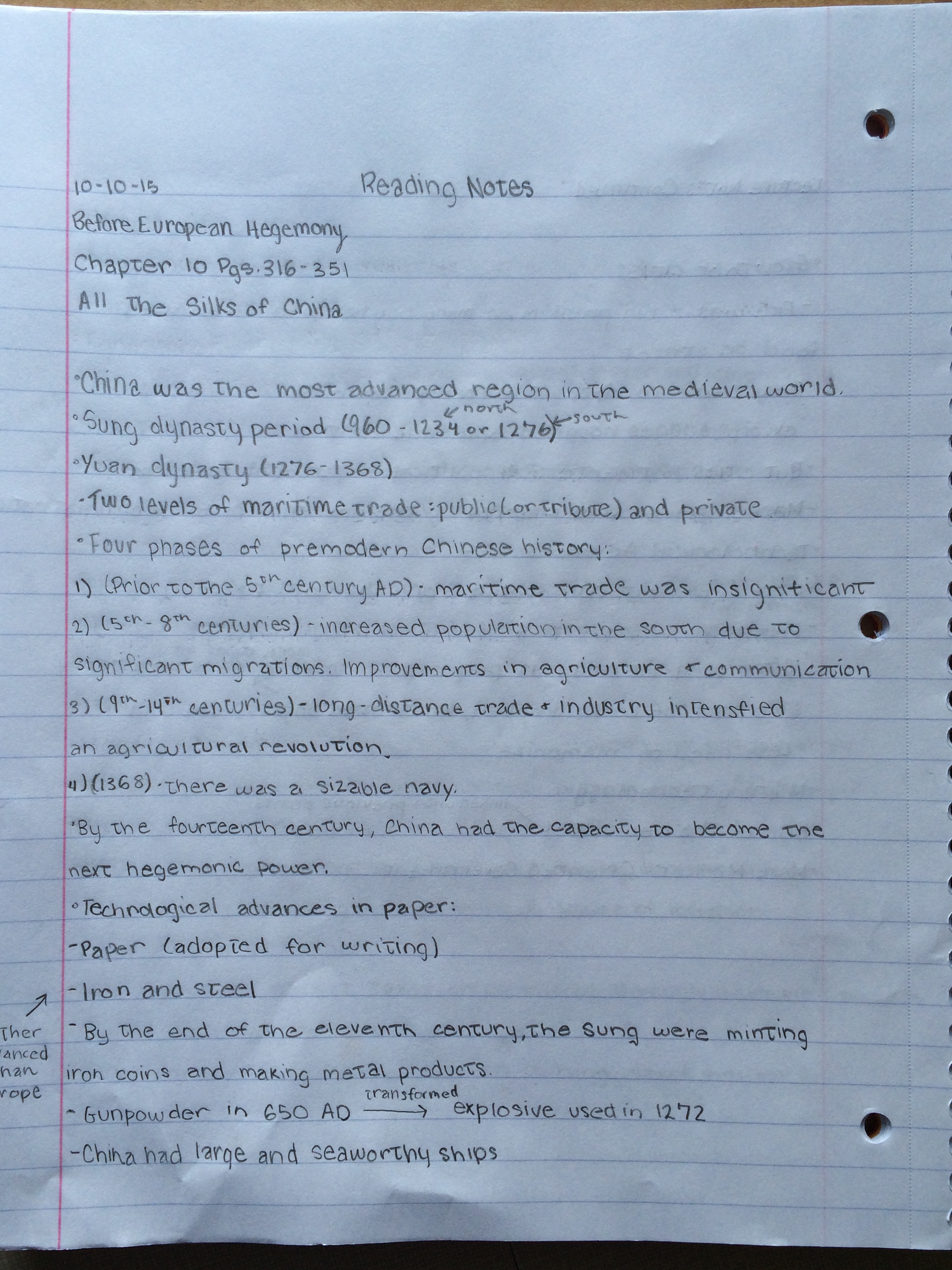 JSIS 200 Week 3 Lecture and Reading Notes