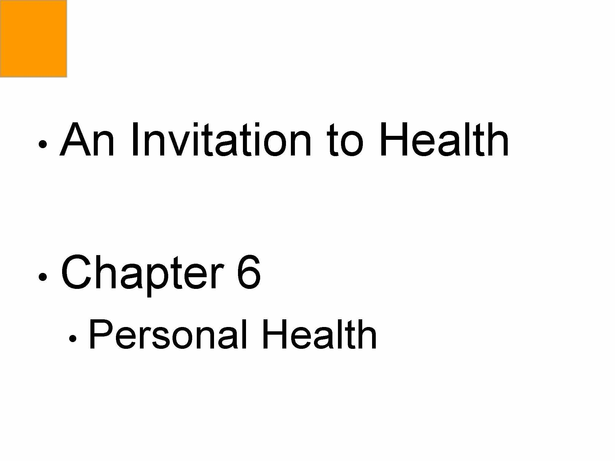 Health, Nutrition and the Integrated Being