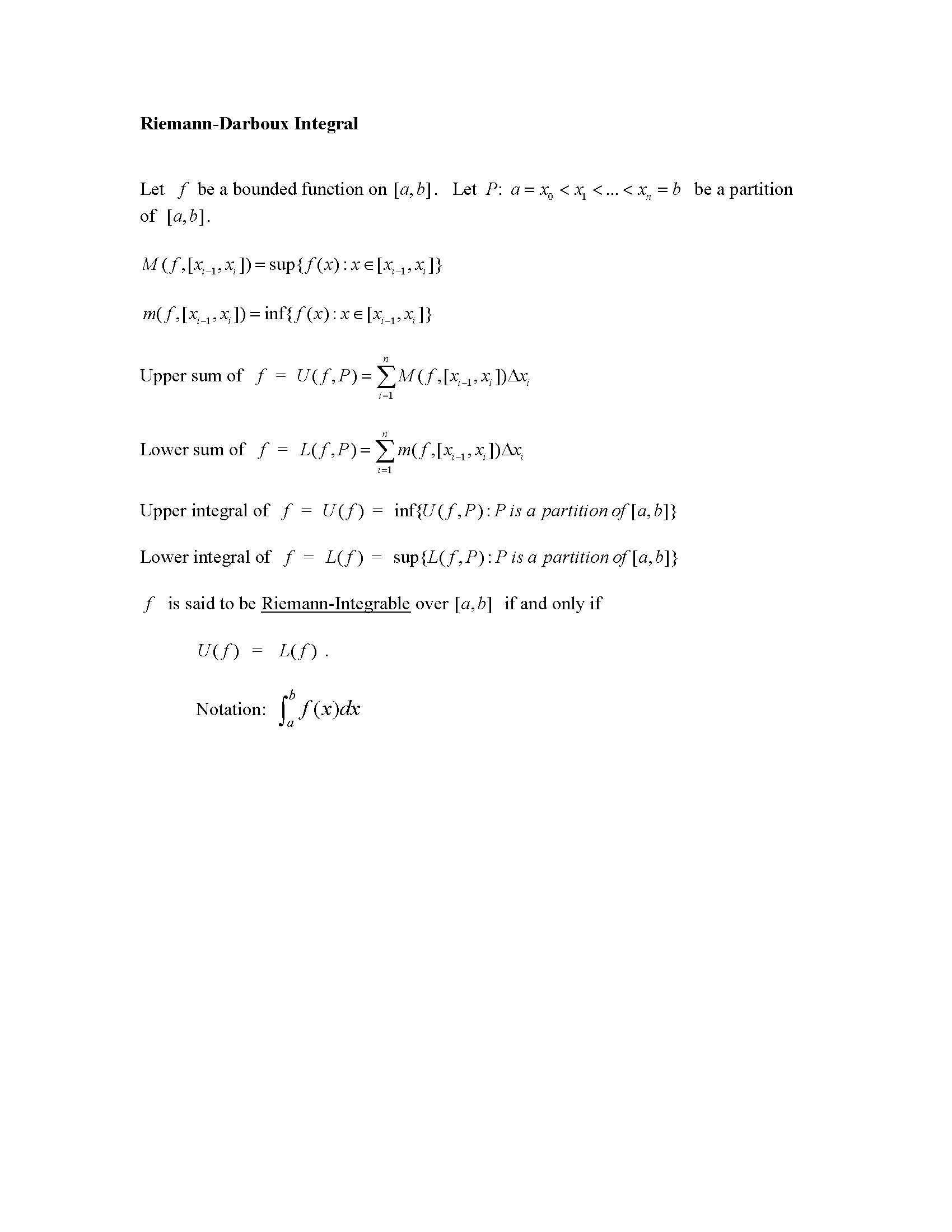 Foundations of Analysis