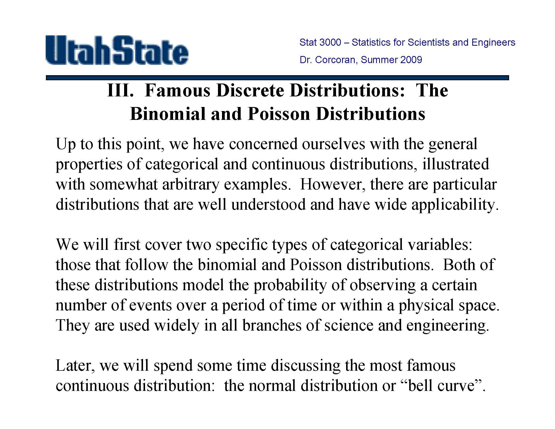 Statistics for Scientists