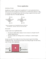 Week 3 notes-- Foces and Energy 