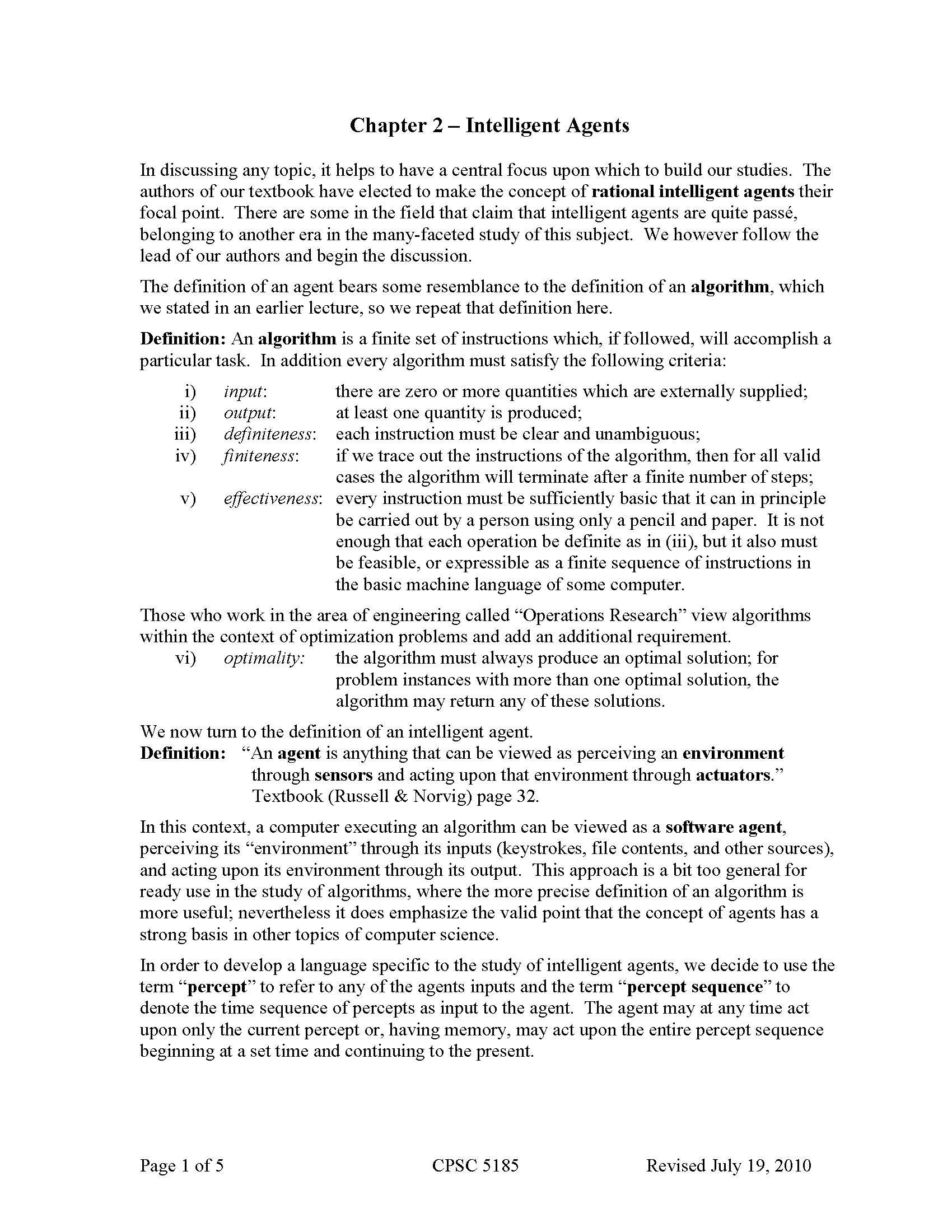 Artificial Intelligence