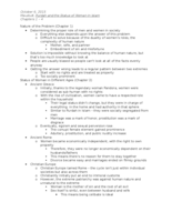 Unit 2, Week 2 Notes - Maududi's Purdah Ch. 1-7