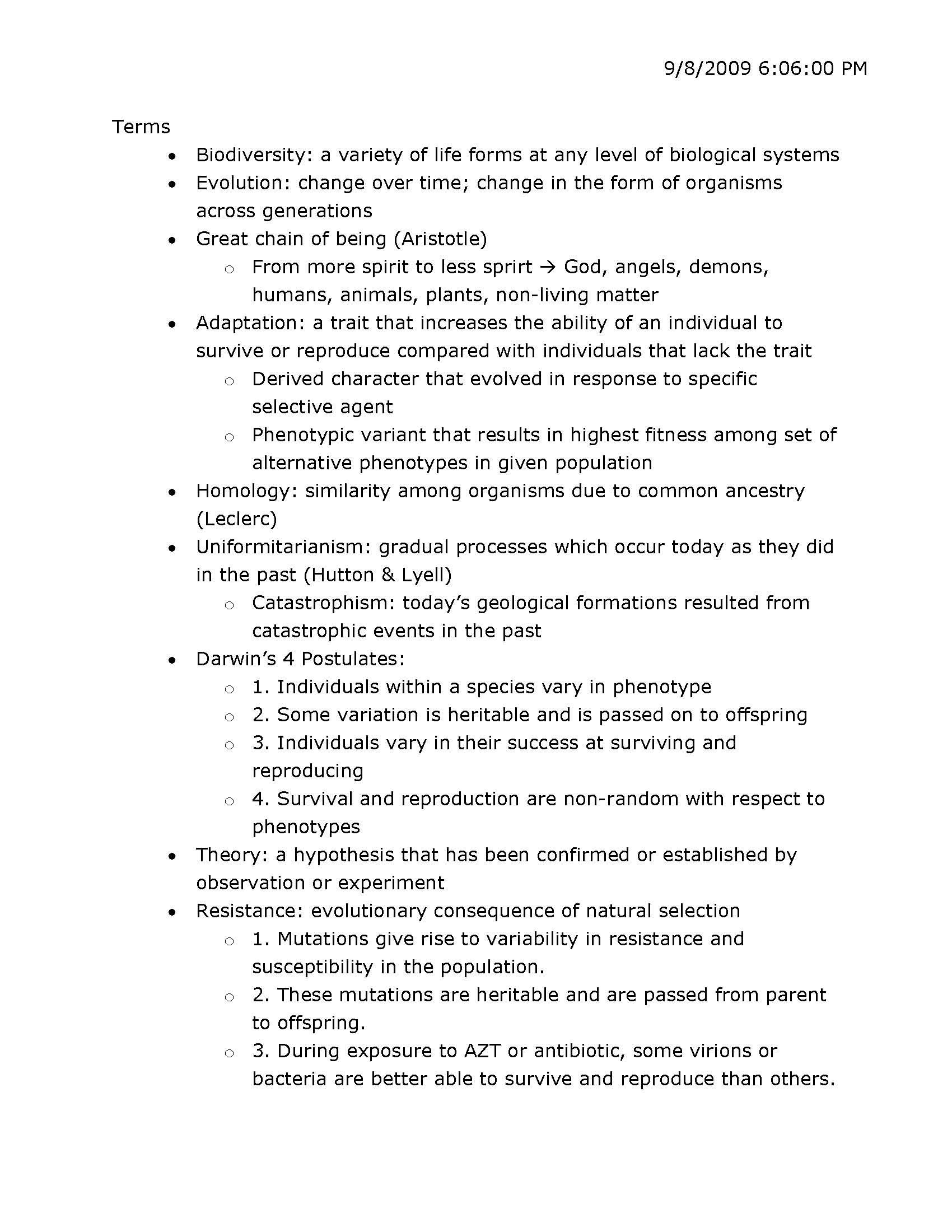 EVOL BIOLOGY