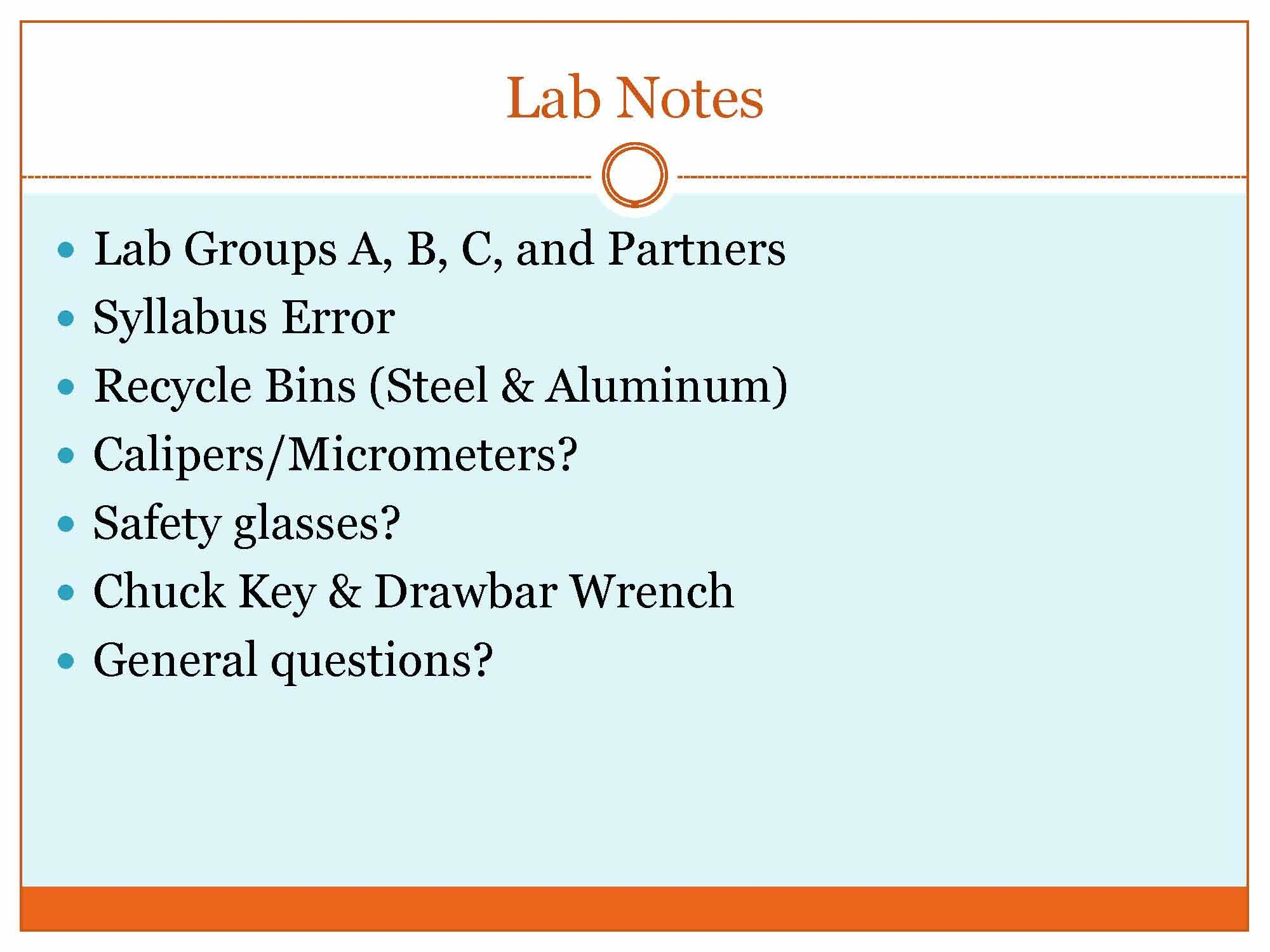 Manufacturing Process