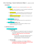 Week 1-2 Lecture Notes