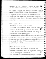 General Biology 121- Chapter 2: The Chemical Context of Life
