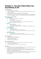 Chapter 5 - You Say It Best When You Say Nothing at All
