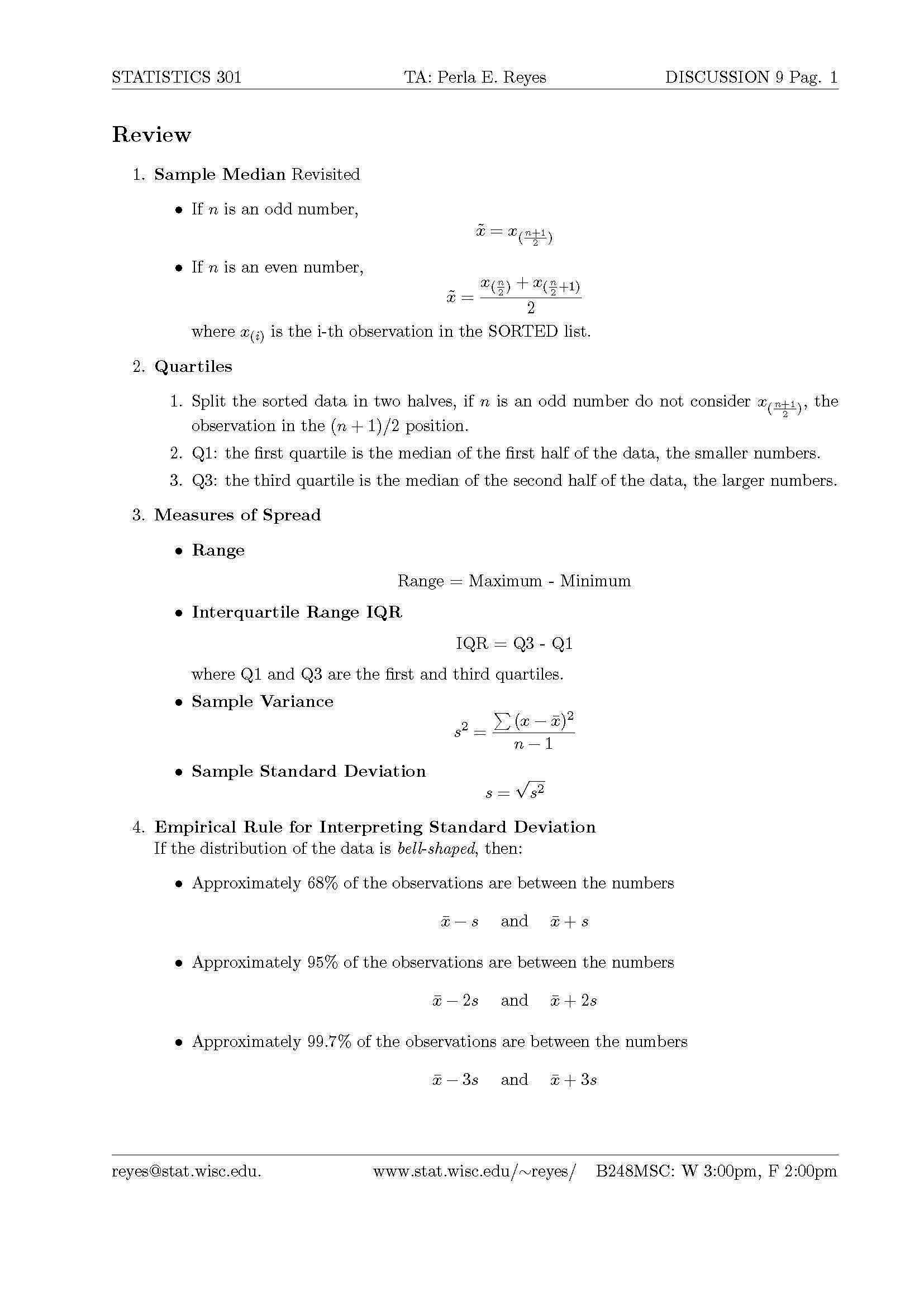 Introduction to Statistical Methods