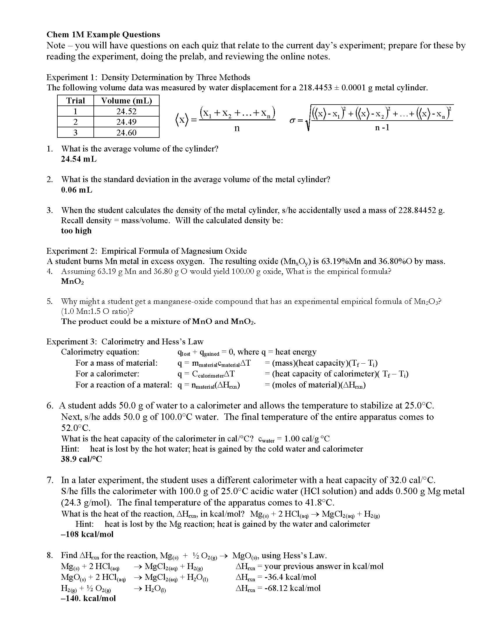 General Chemistry