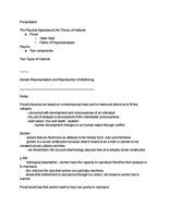 Week 6 Lectures Notes - Recent Theories in Sociology