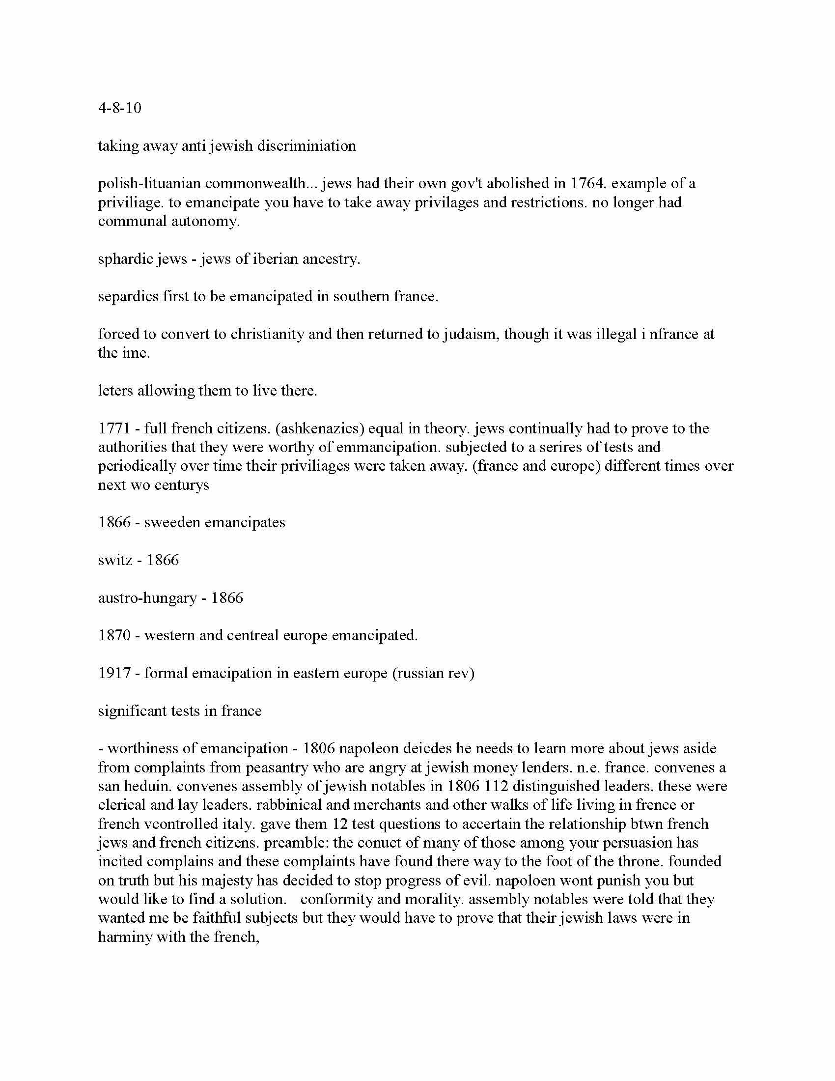 The Jewish People II