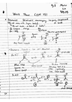 Week Three Notes Organic Chemistry