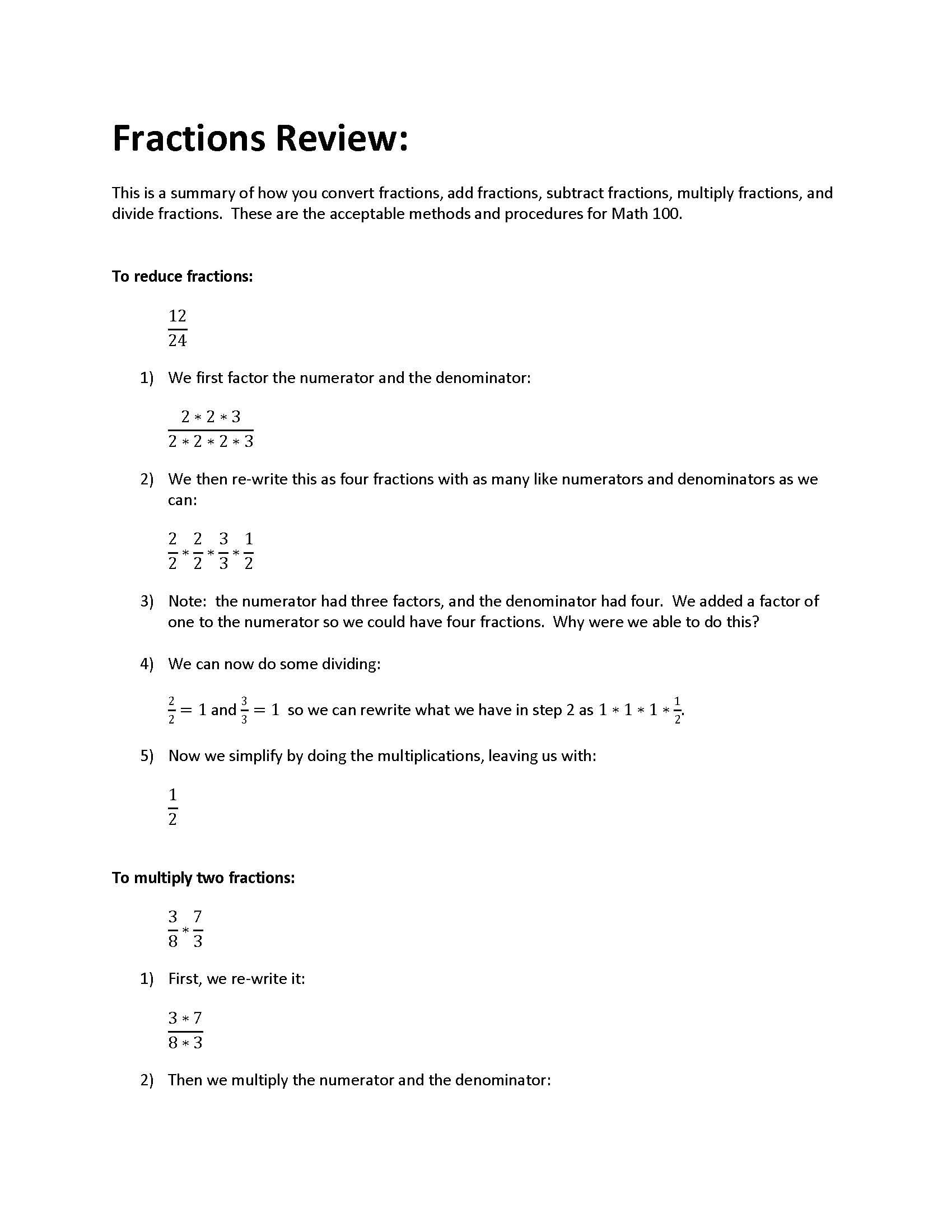Introduction to Algebra