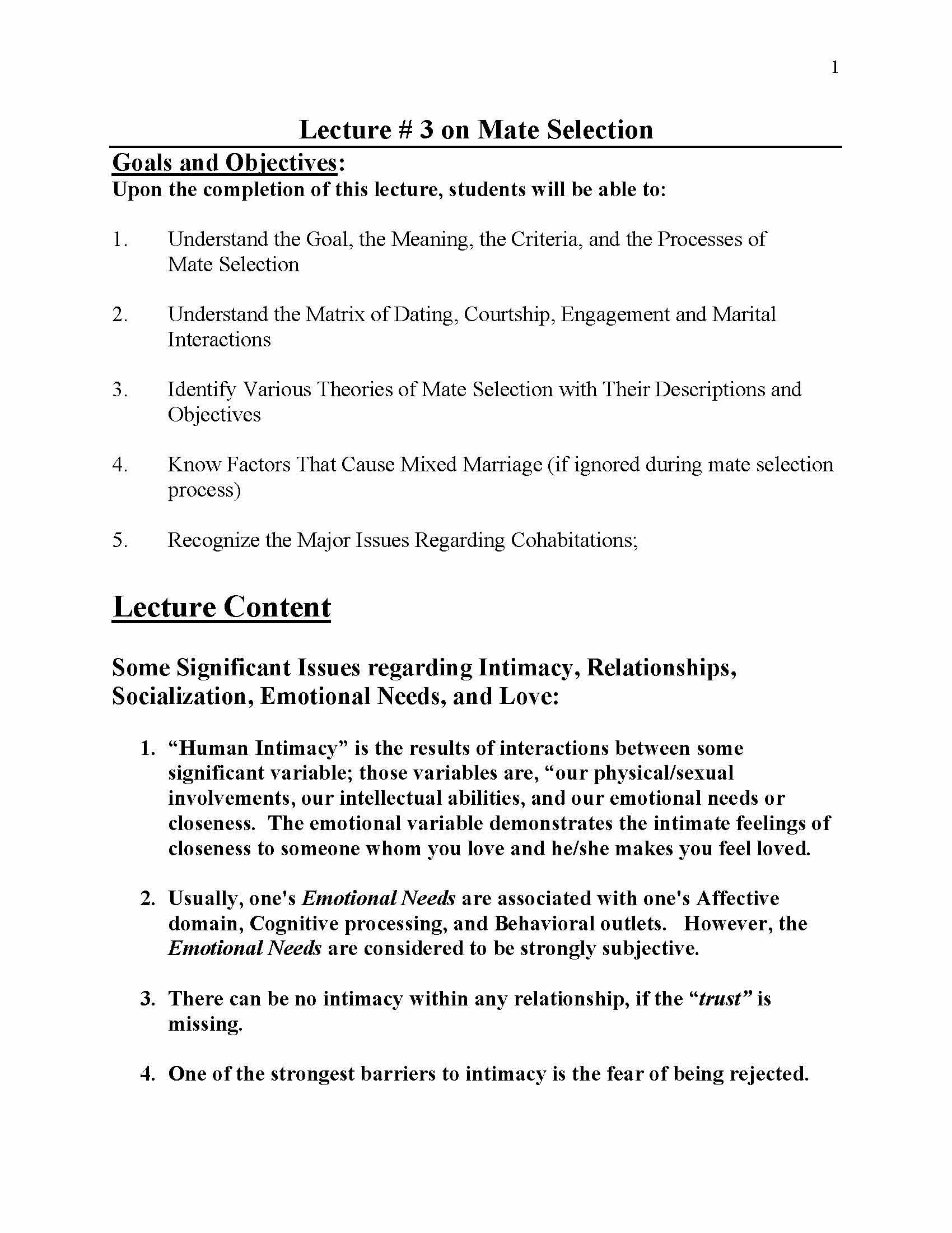 PSYC OF HUMAN INTIMACY