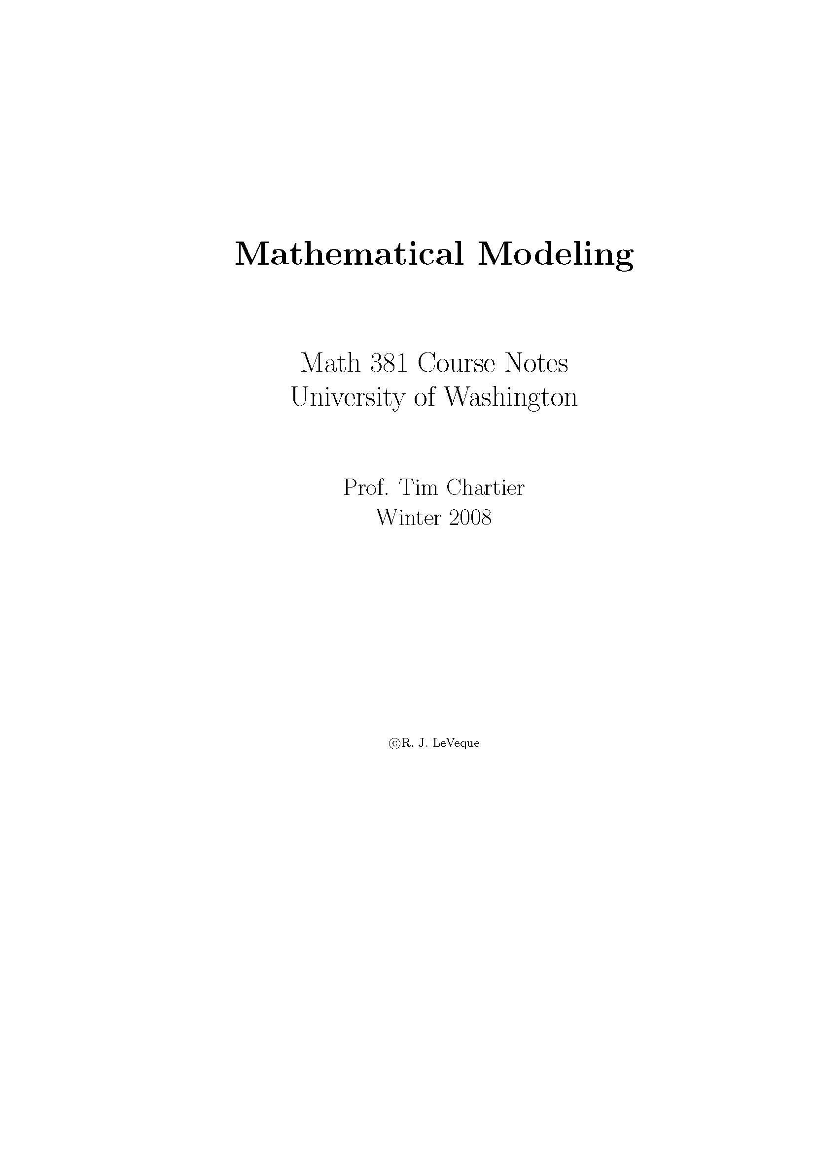 DISCRETE MATH MODEL