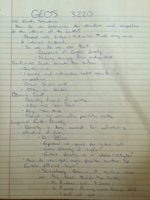 GEOS3220 Week 1 Notes