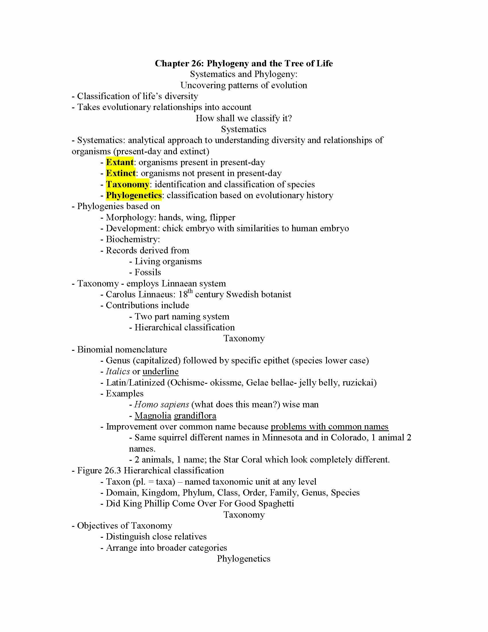 Principles of Biology II
