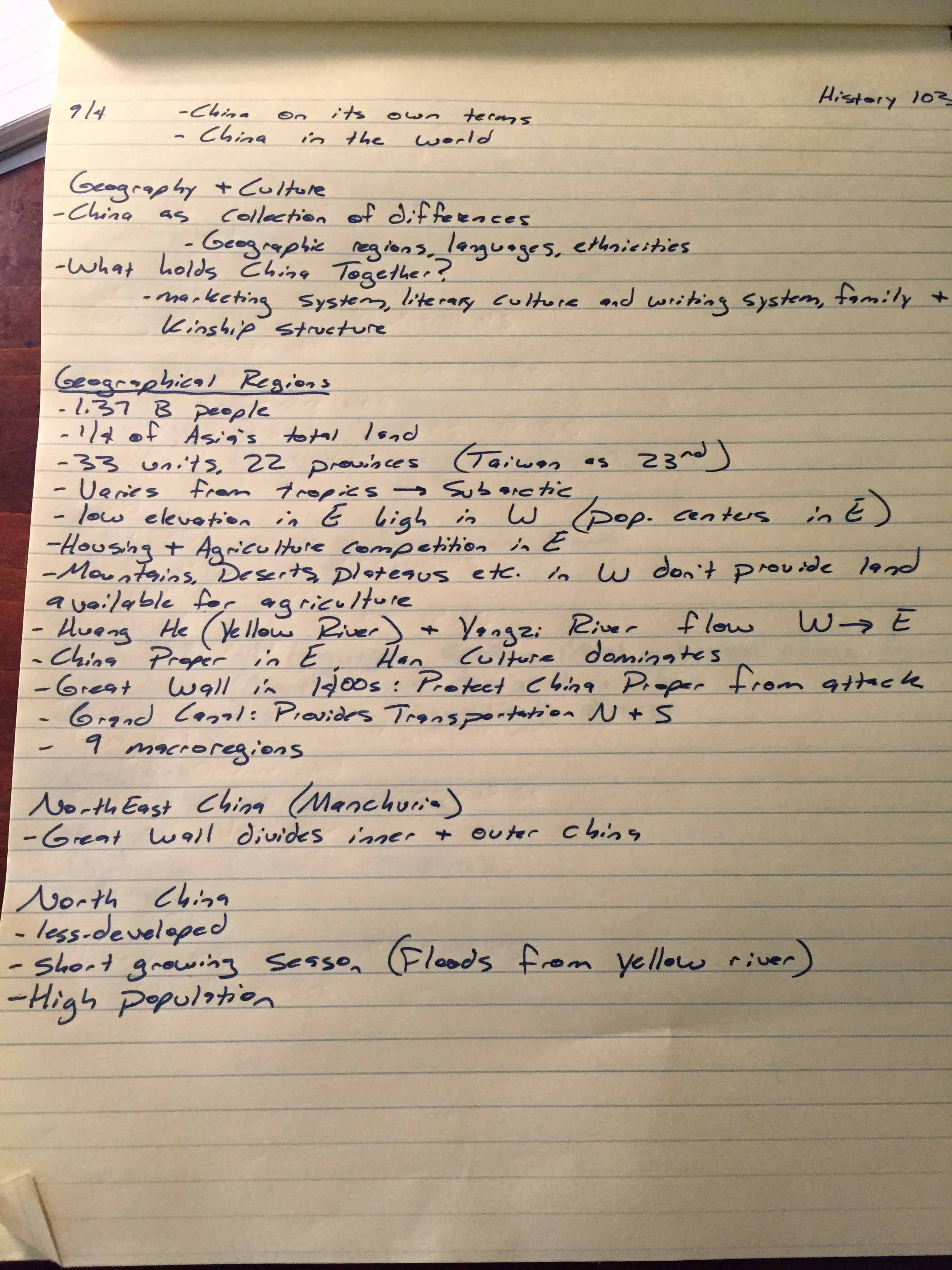 First Week of notes 