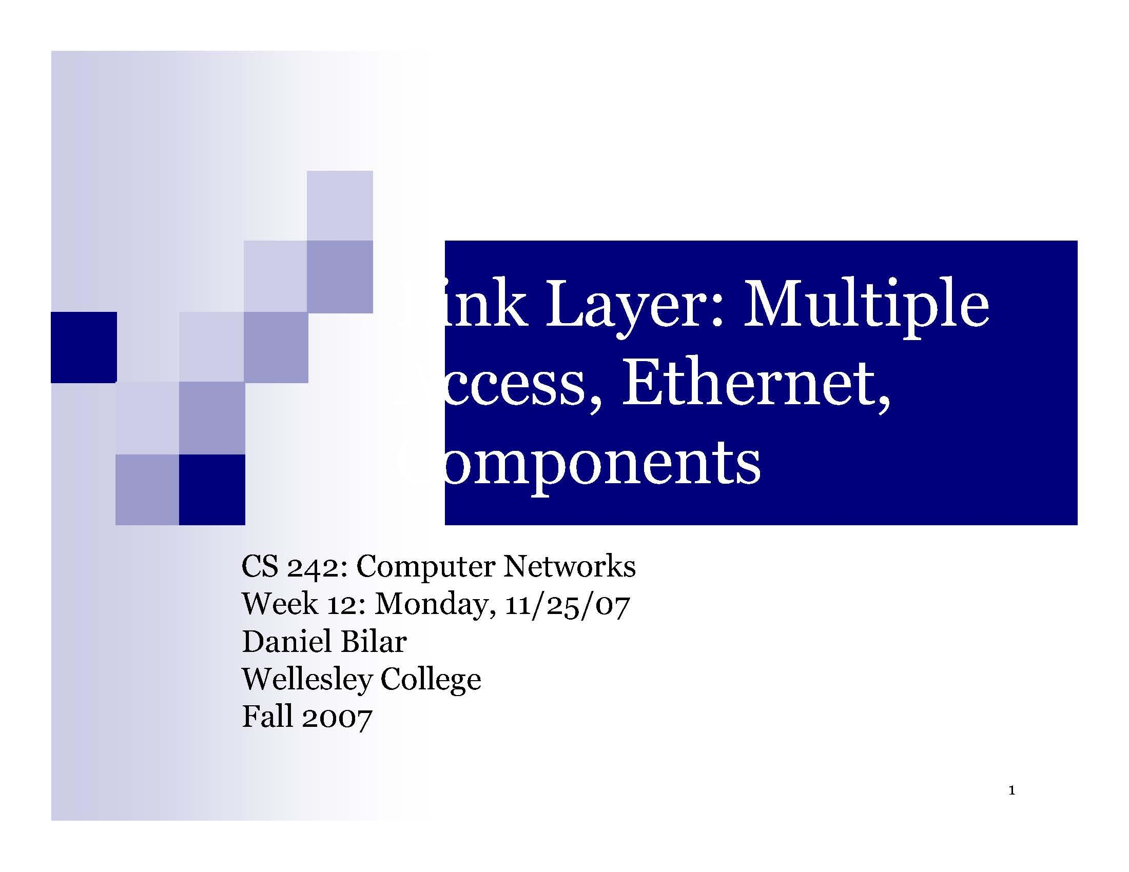 Computer Networks