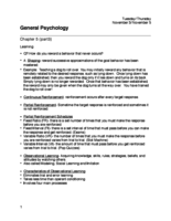 November 3rd & 5th Notes