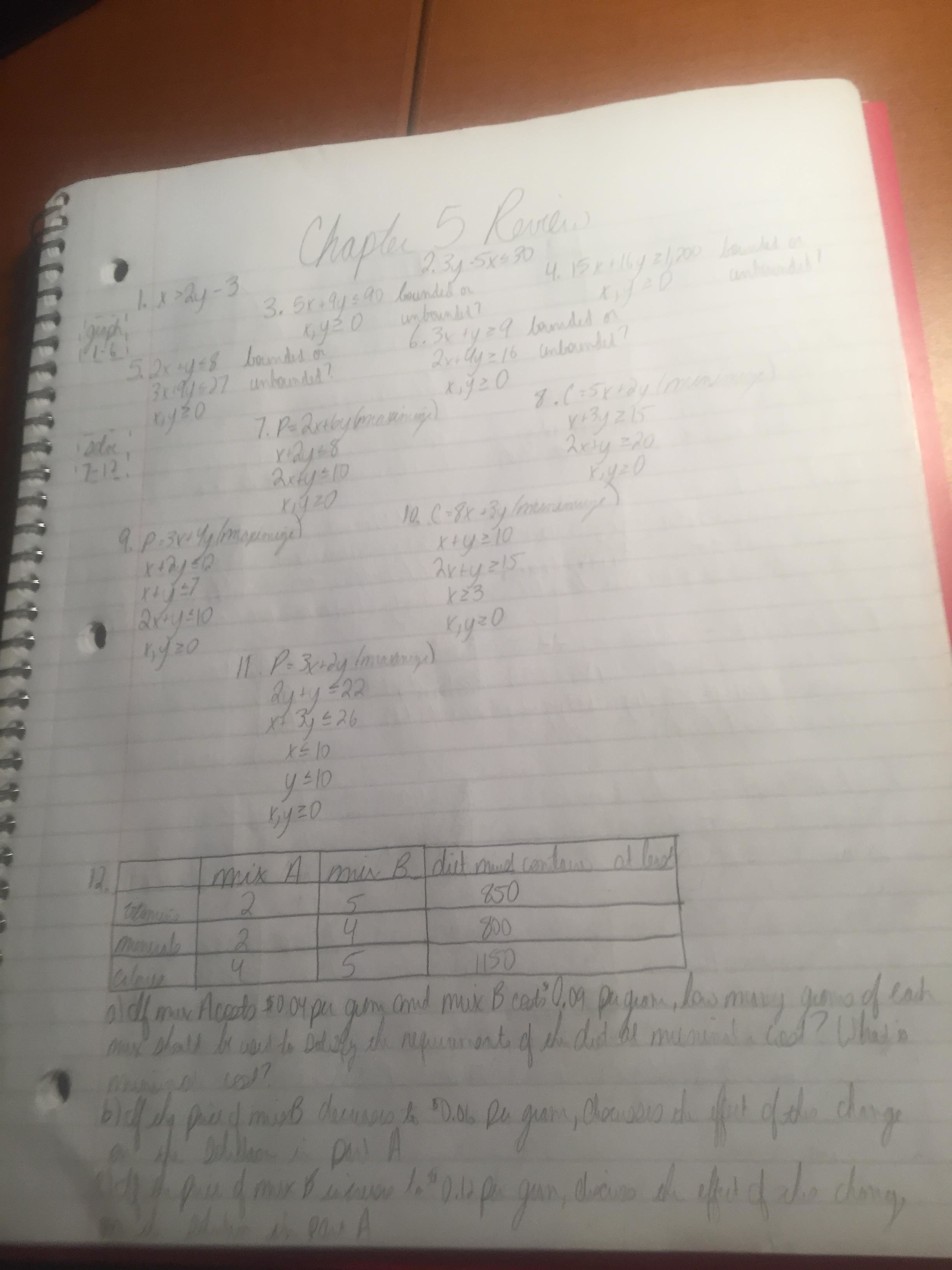 Chapter 5 Study Guide