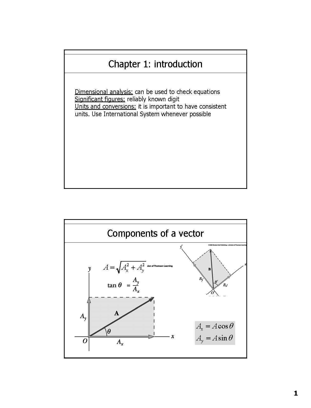 Introductory Physics I