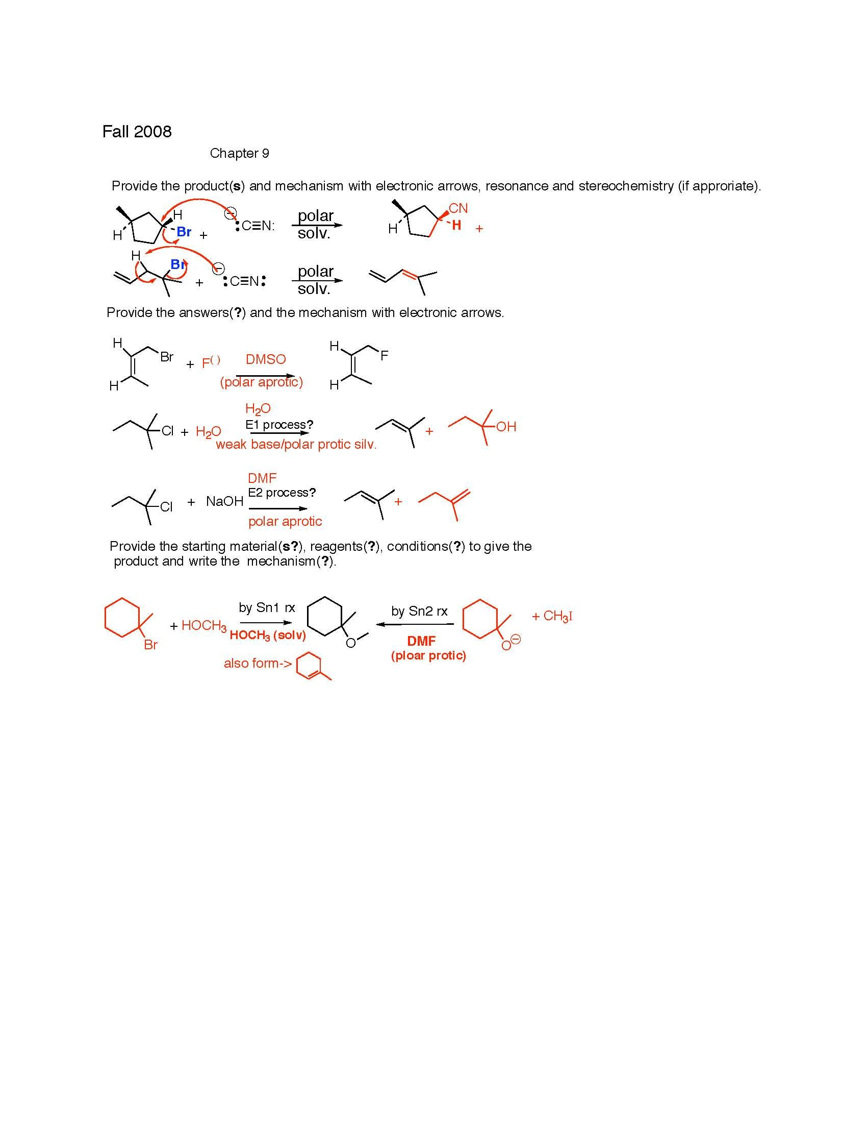 ORGANIC CHEMISTRY I